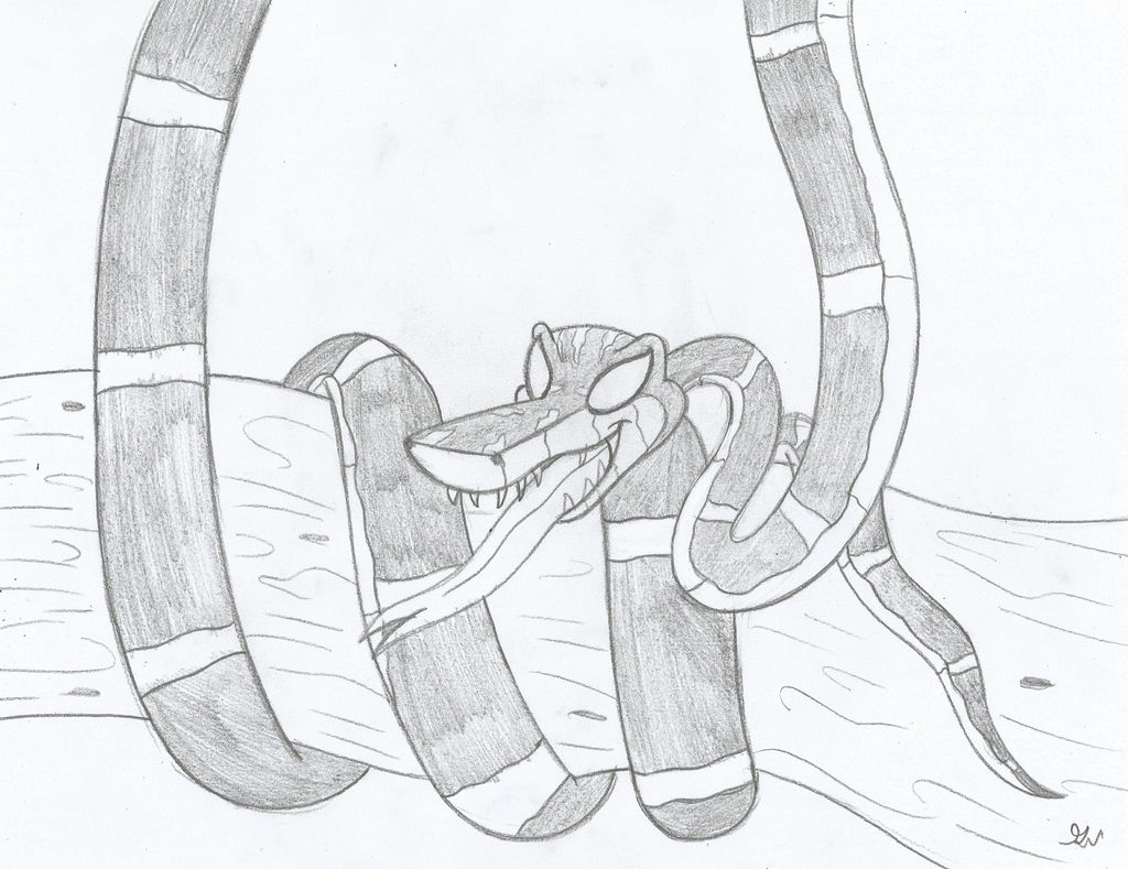 Venom Kaa Sketch by lol20 on DeviantArt