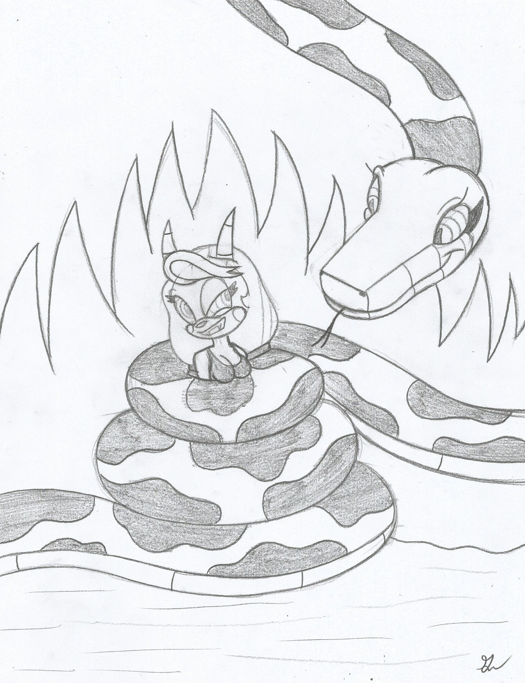 Kaa 2016 and Charlie The Goat Sketch by lol20 on DeviantArt