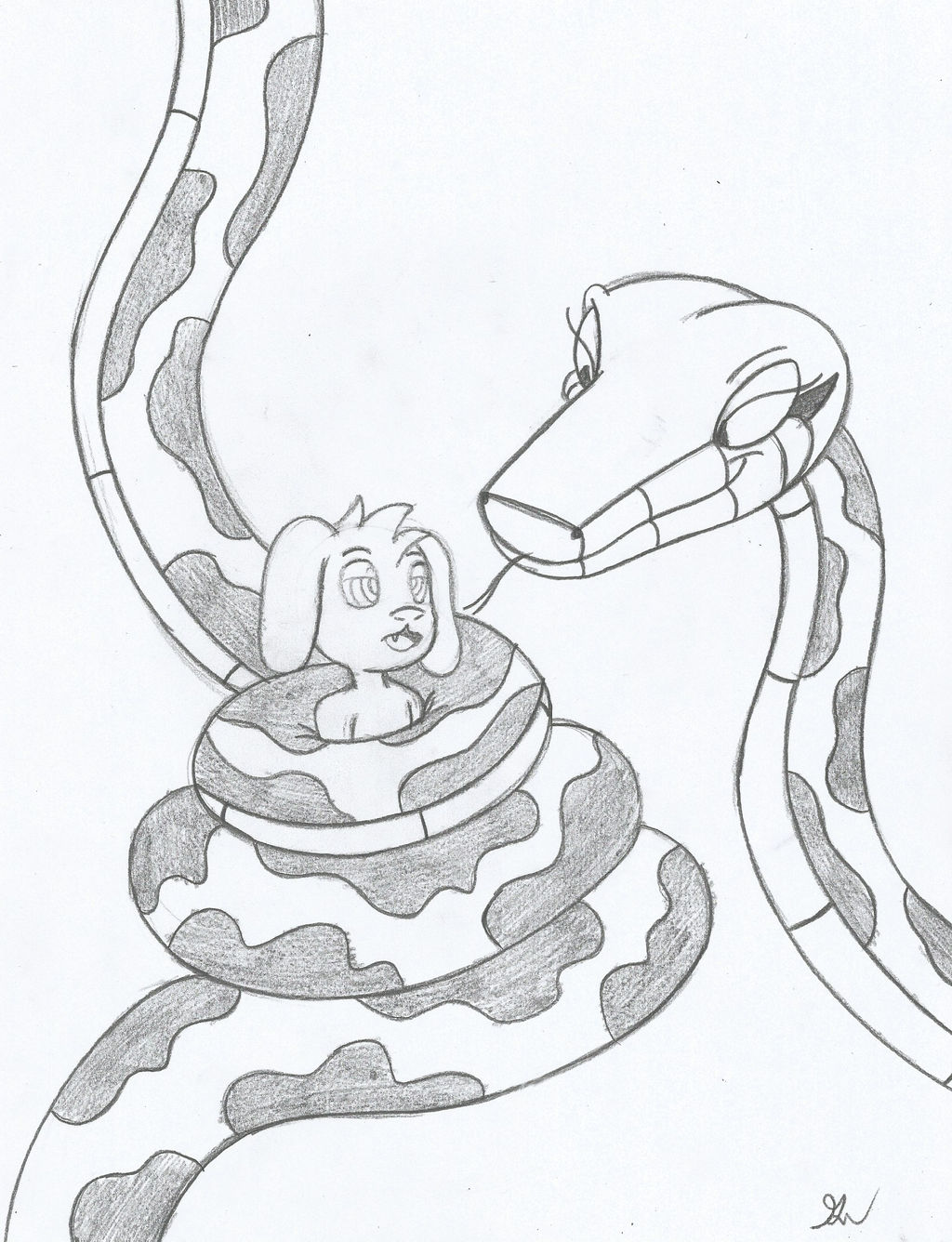 Kaa 2016 and Jungle Boy Asriel Sketch by lol20 on DeviantArt