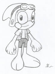 Sonic Sprig The Frog Sketch