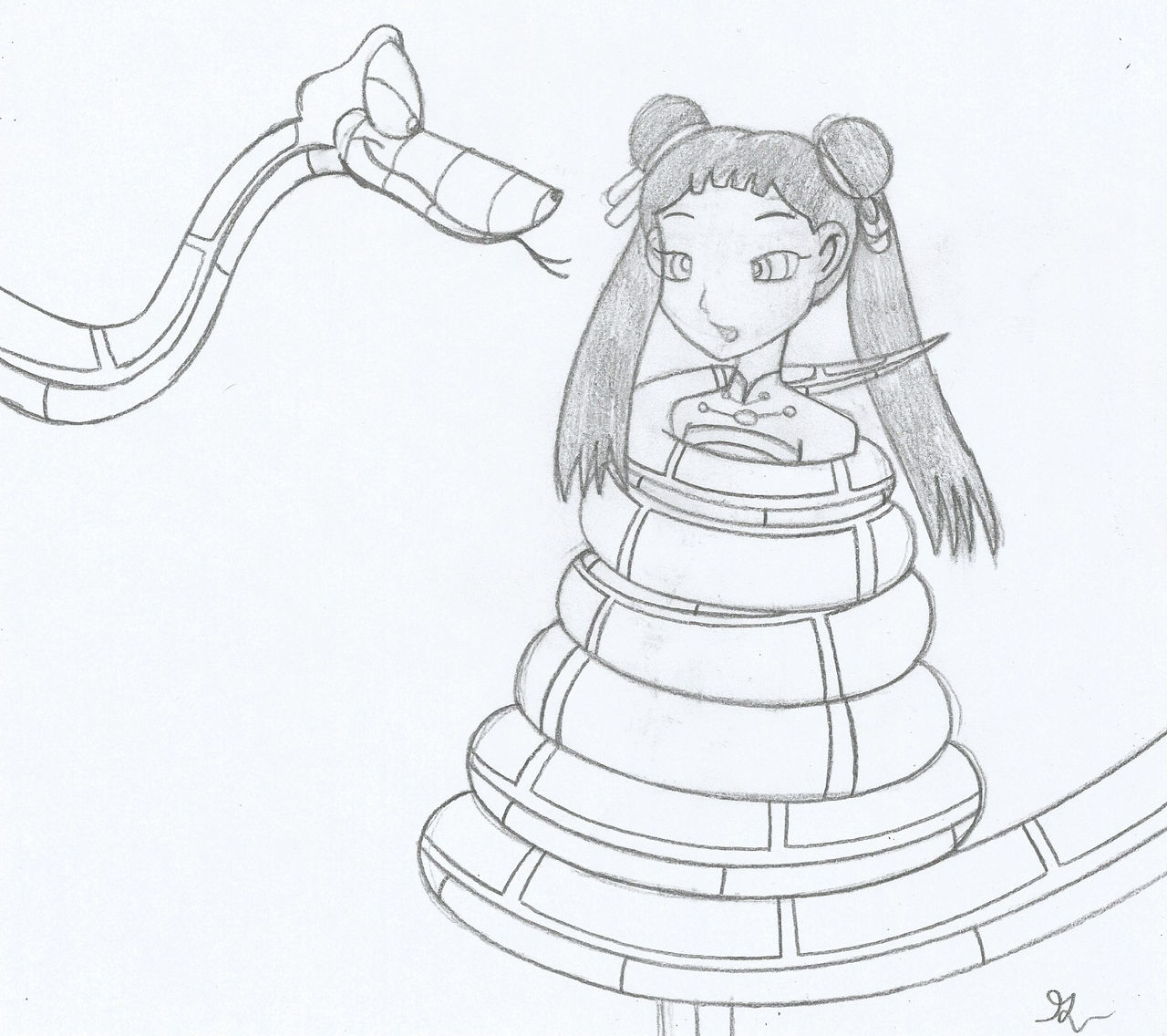 Kaa and Mei Lin Sketch by lol20 on DeviantArt