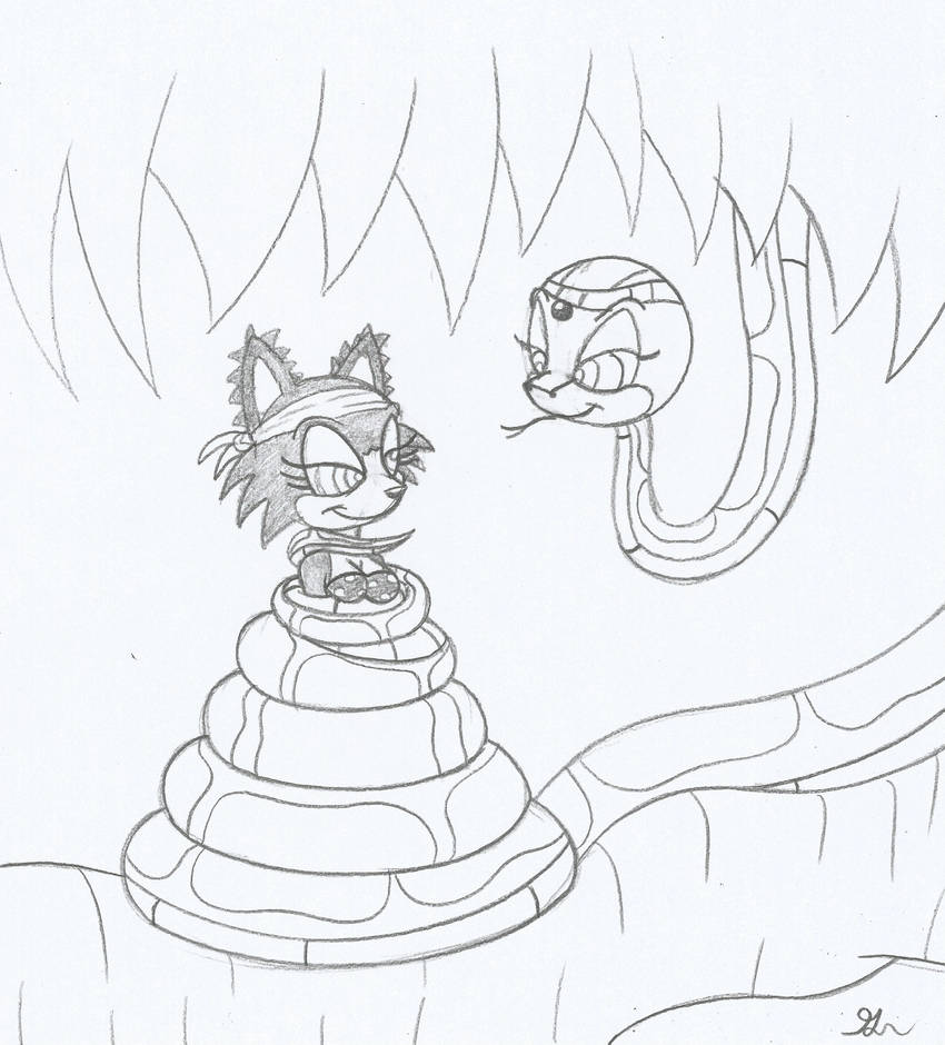 Fem Kaa and Savage Land Juno The Wolf Sketch by lol20 on DeviantArt