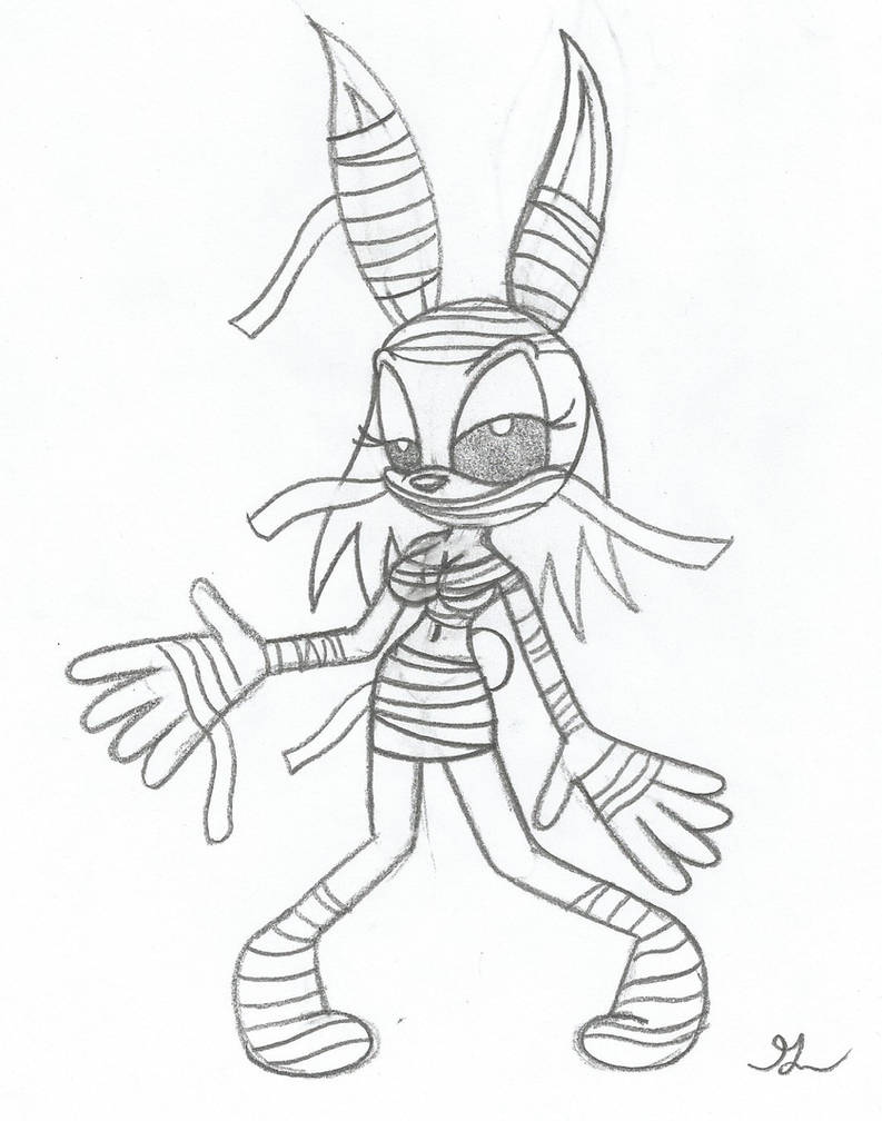 Mummy Rabvit Mummy Lucy The Rabbit Sketch by lol20 on DeviantArt