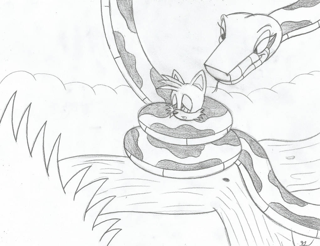 Kaa 2016 and Miles Tails Prower Sketch by lol20 on DeviantArt