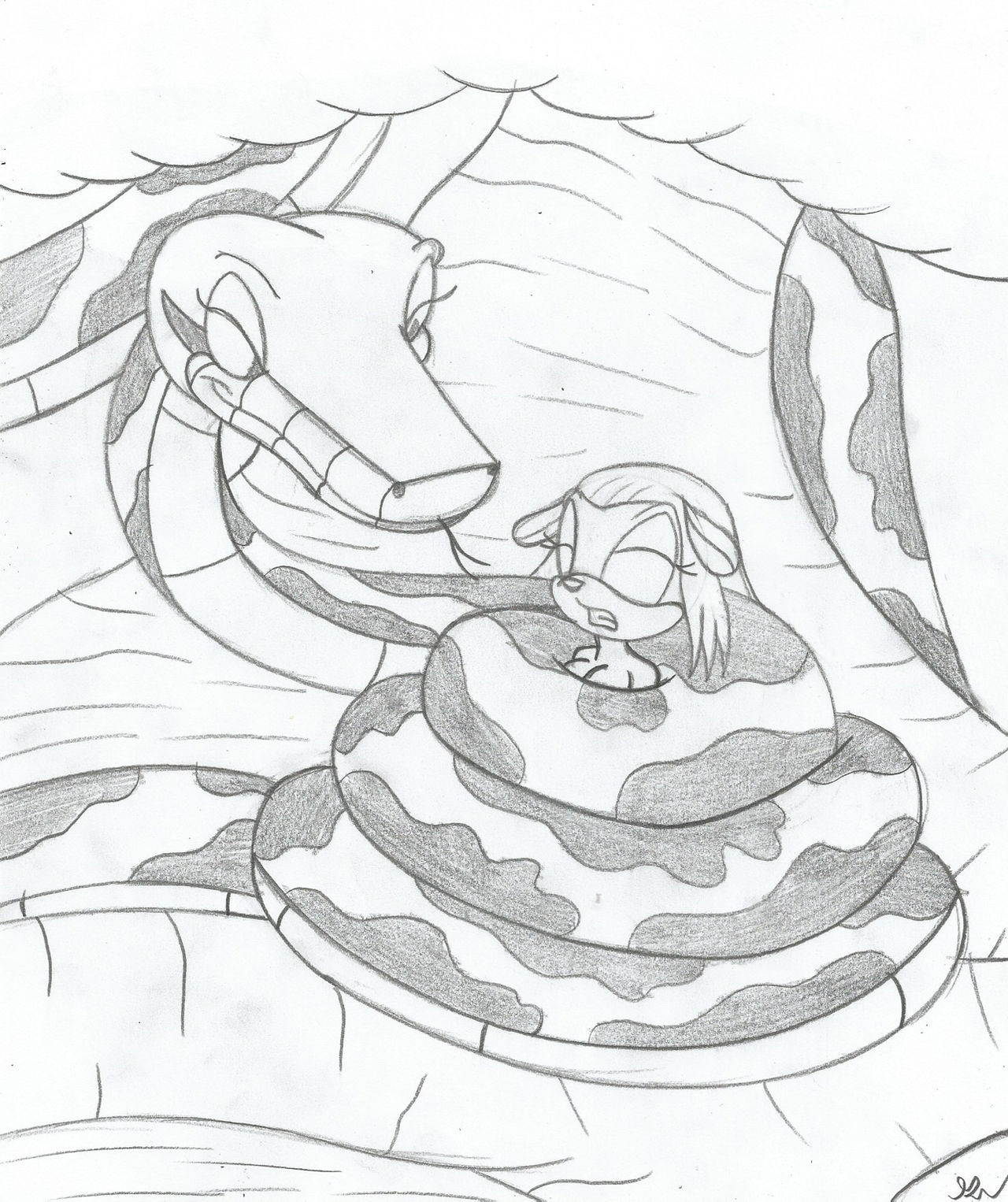 Kaa 2016 and Savage Land Wanda the Mink Sketch by lol20 on DeviantArt