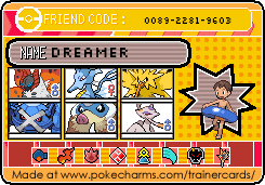Here's my trainer card!