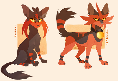 Fire Cat Evolution Explore the Best Torracat Art | DeviantArt