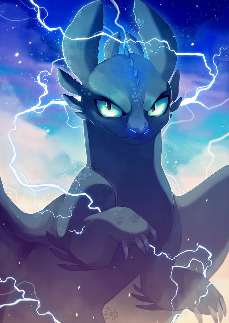 Toothless by MapleSpyder on DeviantArt