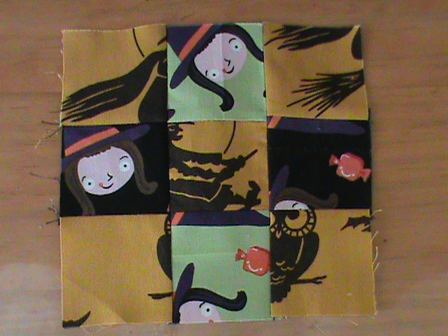 Halloween Quilt block1