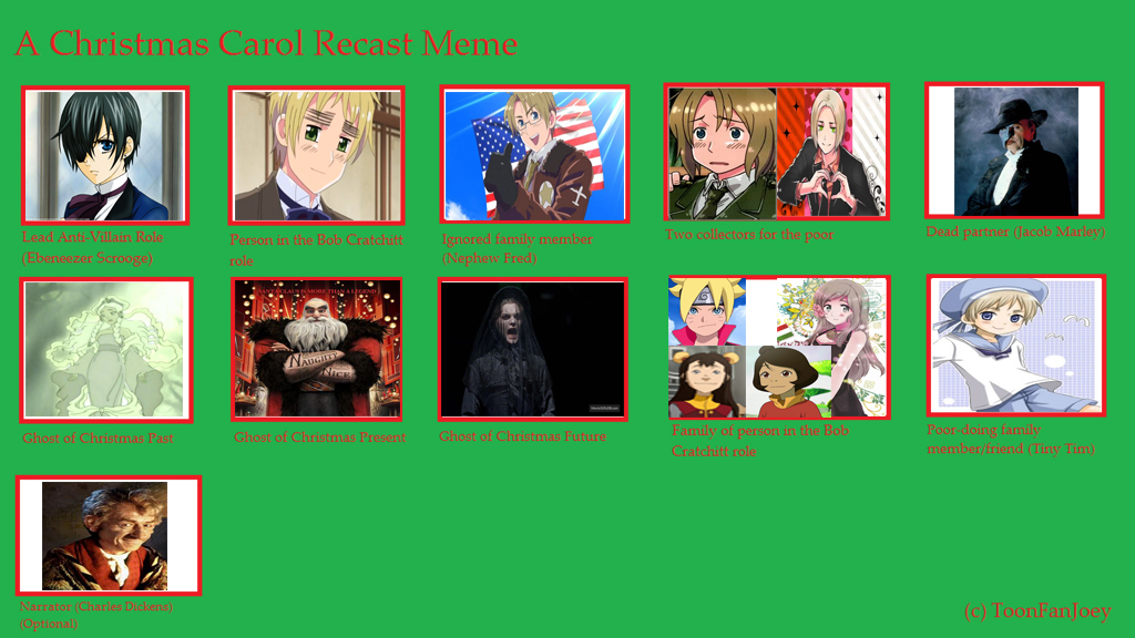 A Christmas Carol Recast Meme By Wclyon On Deviantart A Christmas Carol Recast Meme By Wclyon On Deviantart