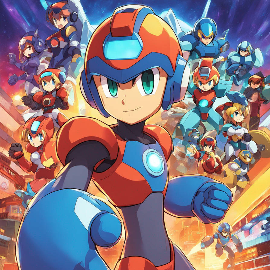 Mega Man Capcom Version 3 by Gekkou25 on DeviantArt