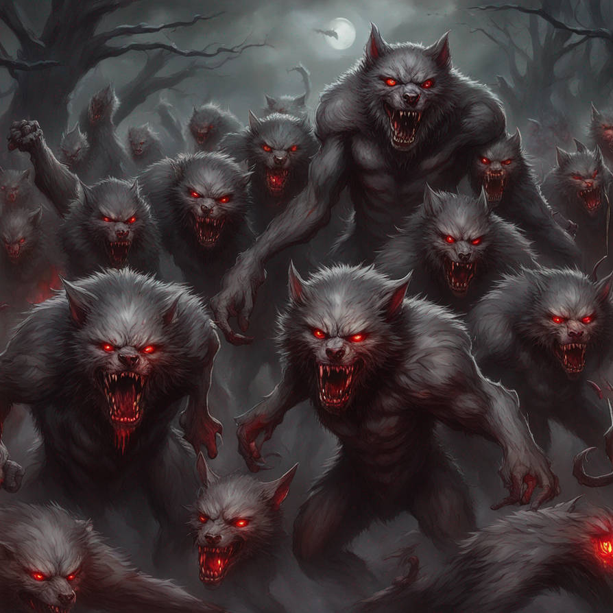 Werewolf Rectnum The First Generations of Werewolves Army V1 by Gekkou25 on DeviantArt