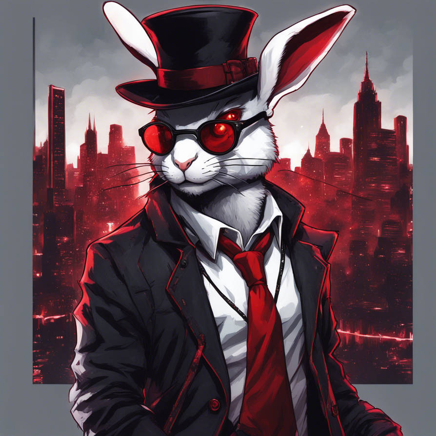 Mr. Drake the Mysterious White Aion Rabbit v2 by Gekkou25 on DeviantArt