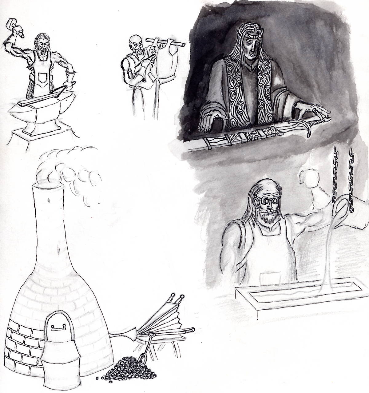 Weaponsmith Demon Weaponsmithing by trogdor9 on DeviantArt