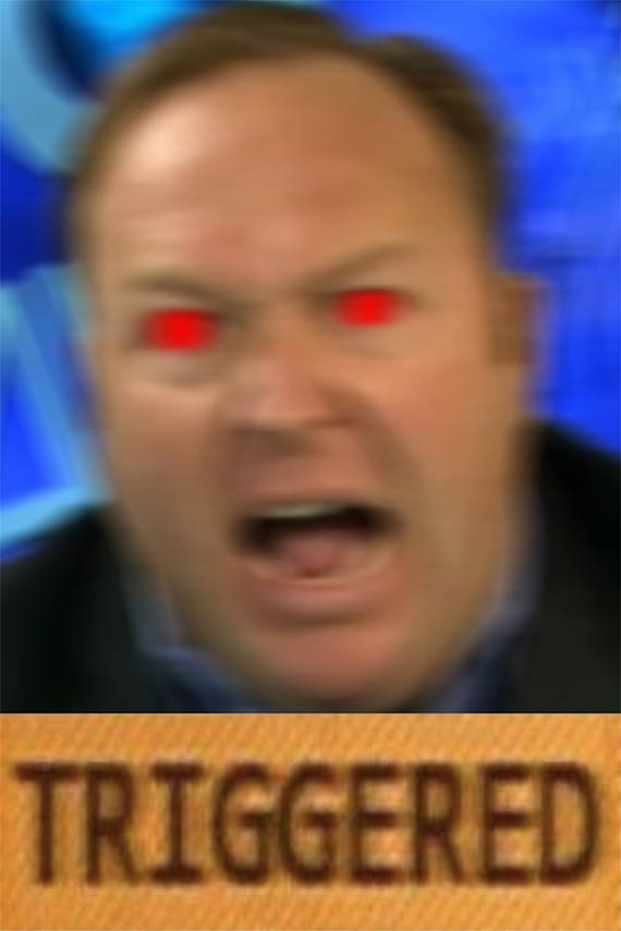 Alex Jones on the morning of November 7, 2018 by RevengeofKirby9612 on