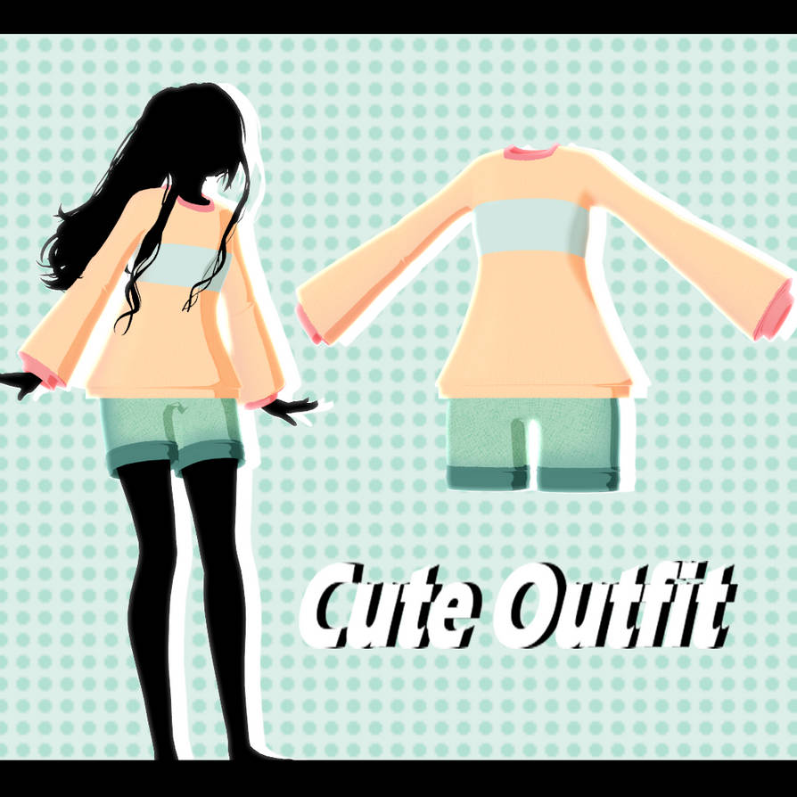 ( MMD ) Cute (Simple) Outfit + Download by ChanseyLikePepri on DeviantArt