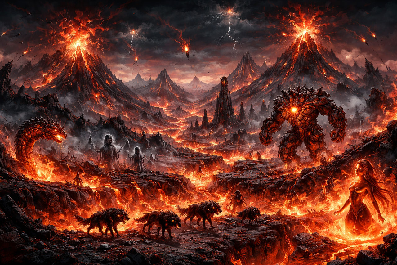Inferno Rabbit Inferno Volcano Valley by MagicRabbit99 on DeviantArt