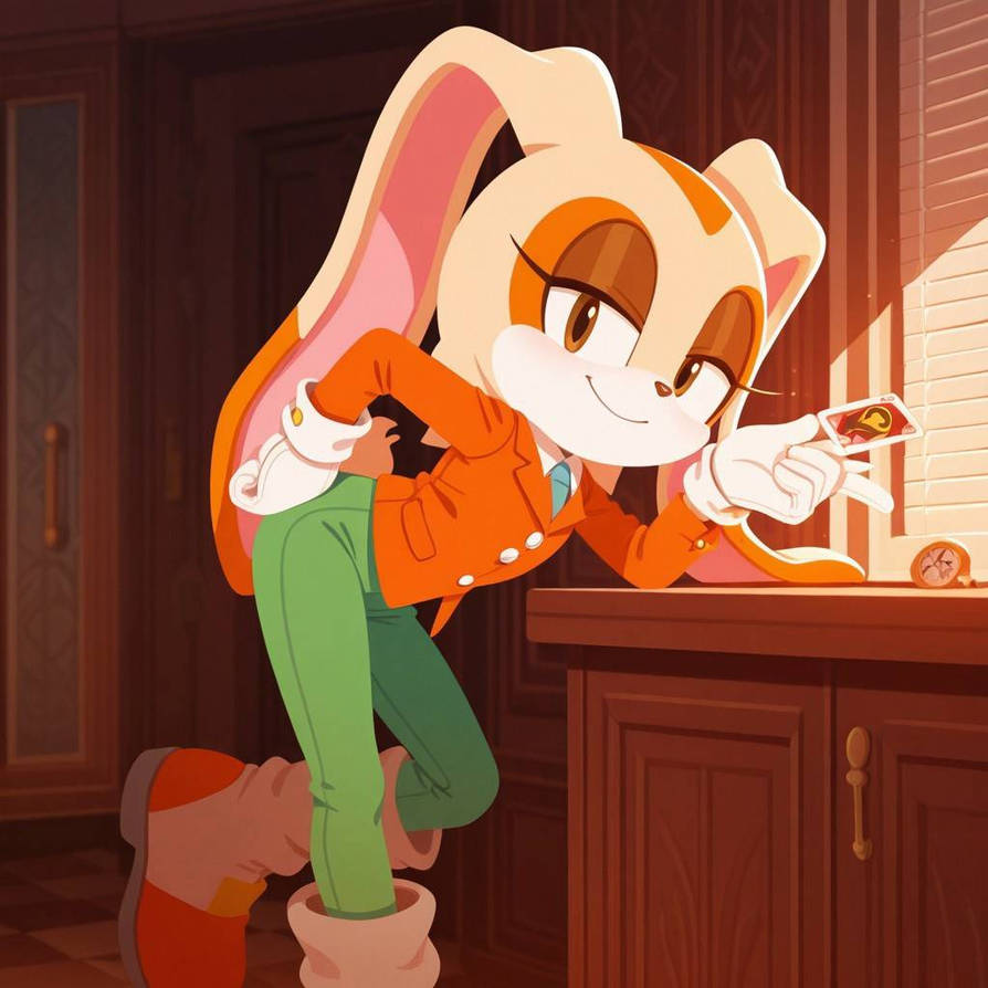 Cream The Rabbit Behind Back Cream the rabbit by Romaaakira337 on DeviantArt