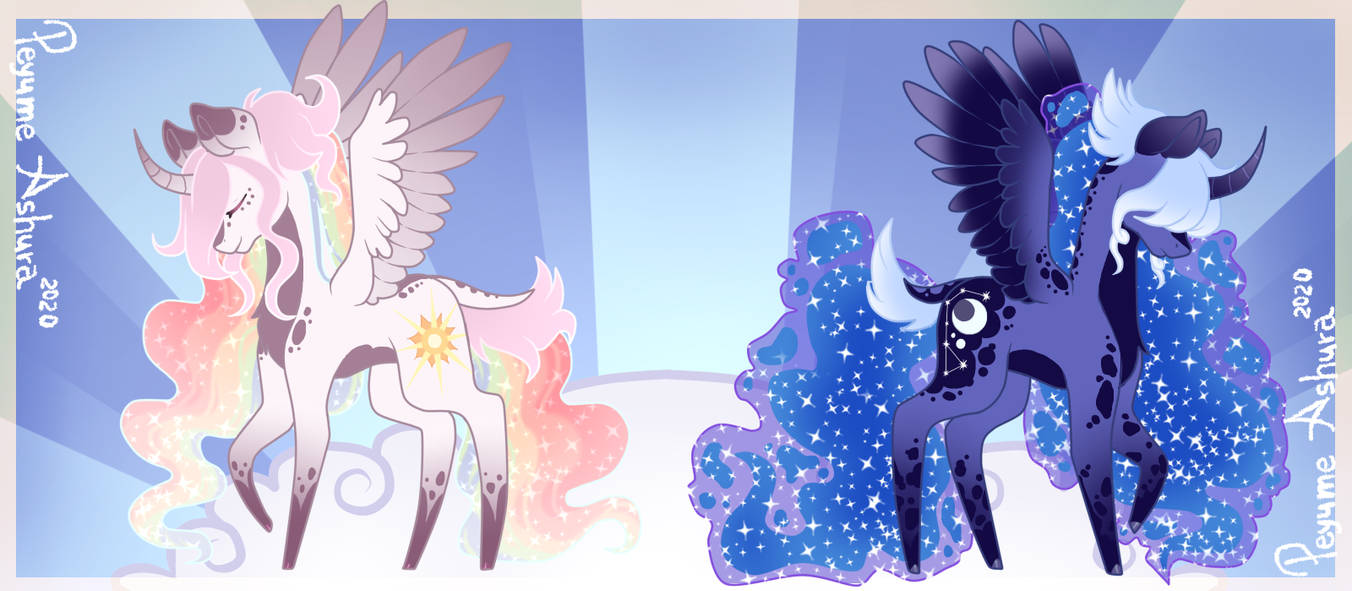 Mlp Redesign- Celestia and Luna Next Gen/Au by ScarletDayMlp on DeviantArt