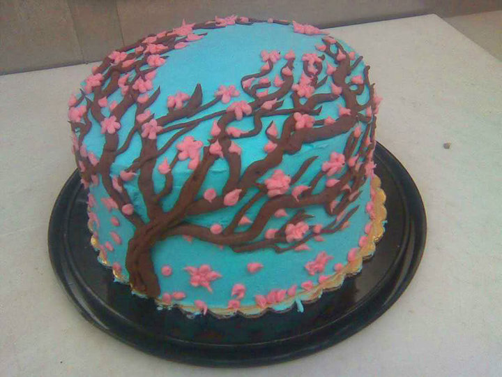 cherry blossom cake