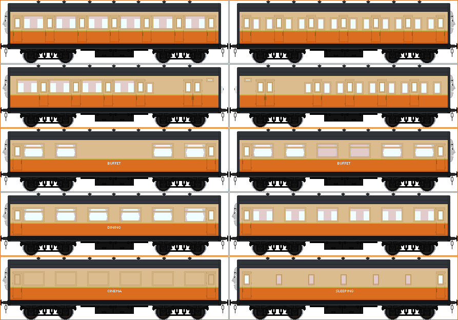 Orange Express Coaches by StarSearch1927 on DeviantArt