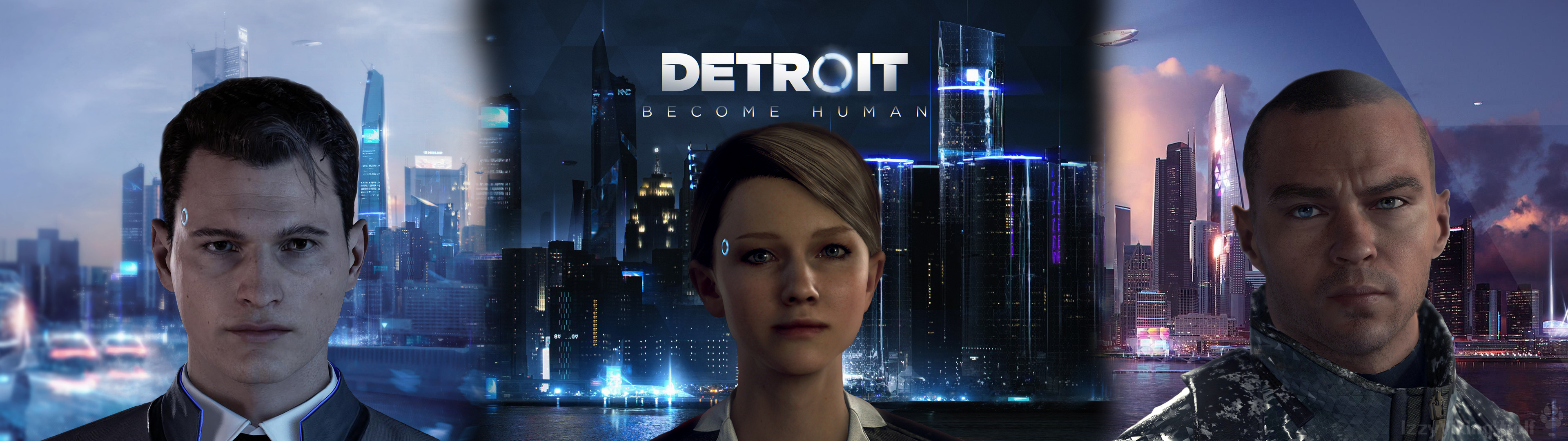 Detroit Become Human - Dual Wallpaper by IzzyVikingWolf on DeviantArt