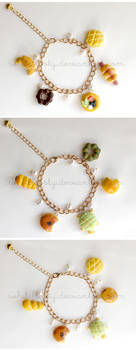 Baked Goods Charm Bracelets