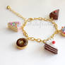 Cakes and Donuts Charm Bracelet