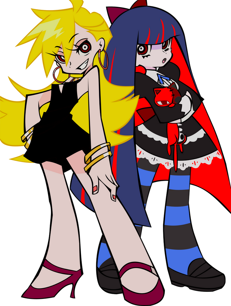 Demon Sisters Panty And Stocking Demon Panty and Stocking by invaderReefizu on DeviantArt