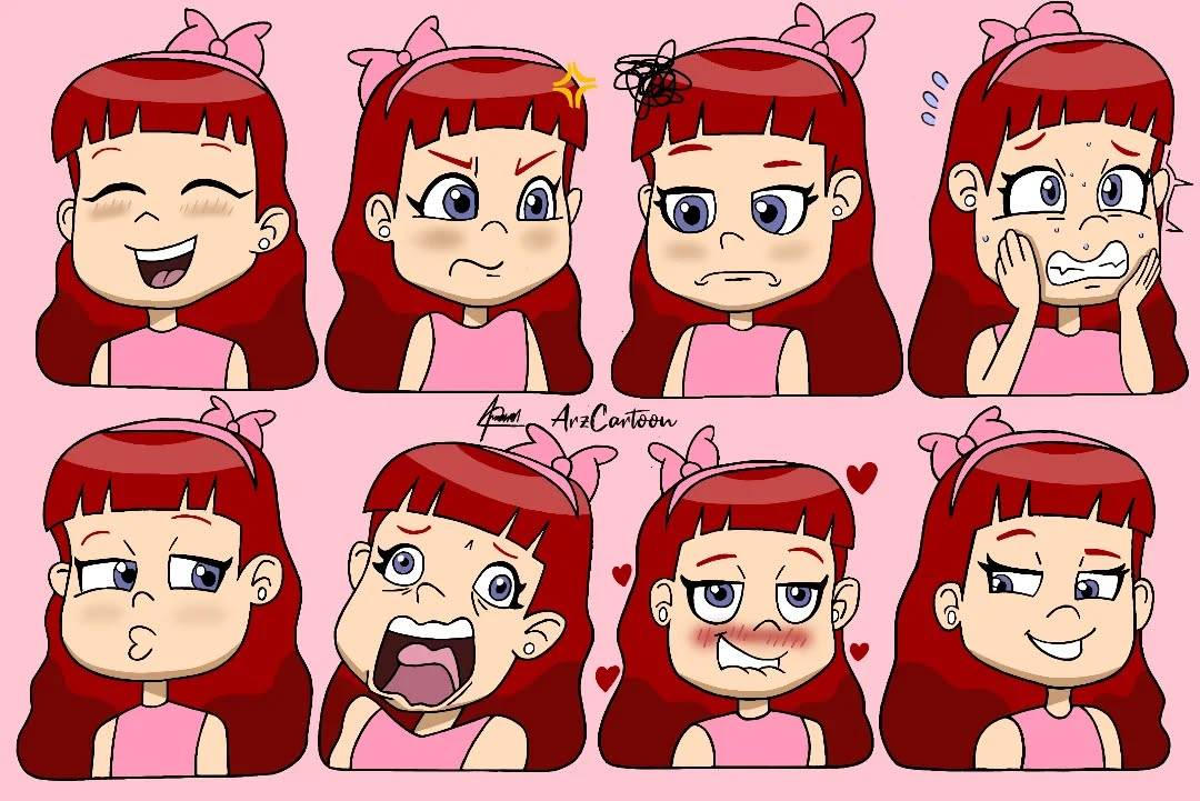 Rainbow Ruby: Face Expressions by ARZFanarts on DeviantArt