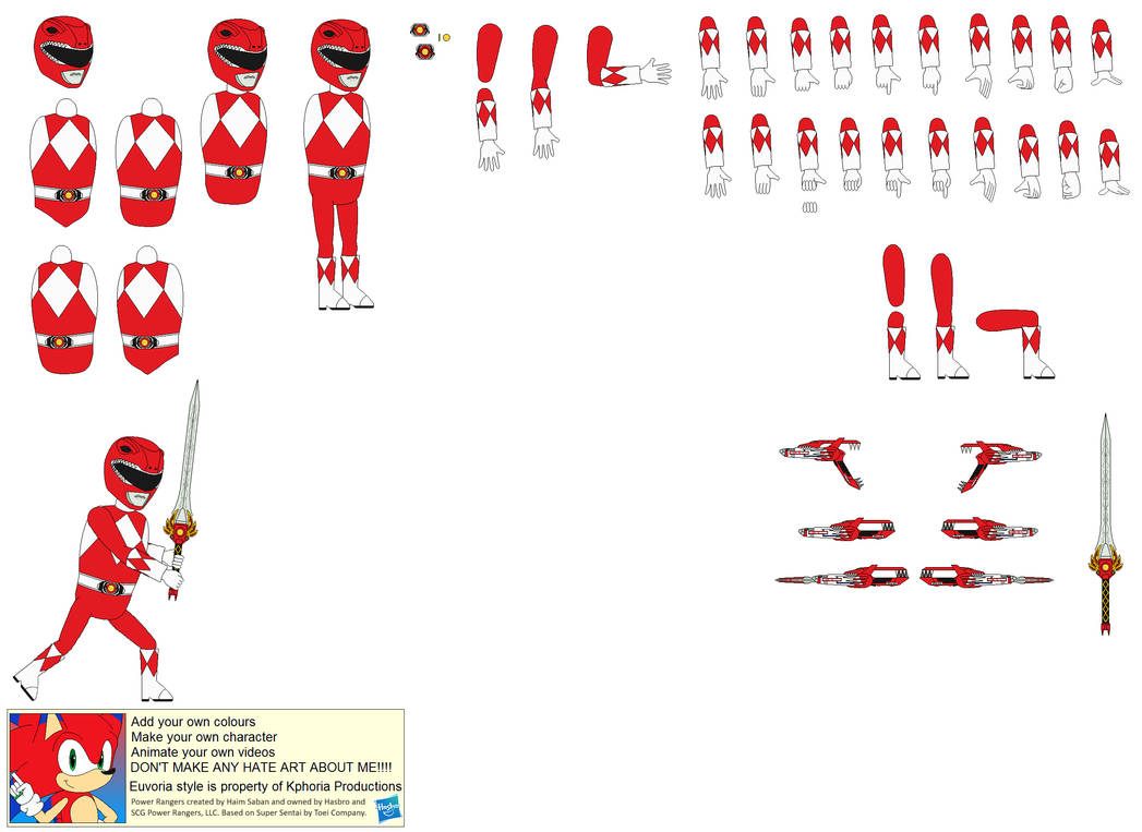 Character Builder - MMPR Red Ranger by ProjectAll-Stars2000 on DeviantArt