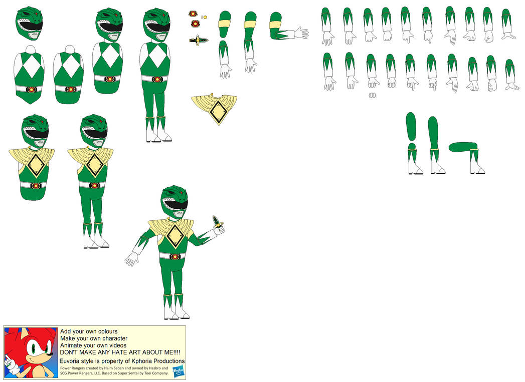 Character Builder - MMPR Green Ranger by ProjectAll-Stars2000 on DeviantArt