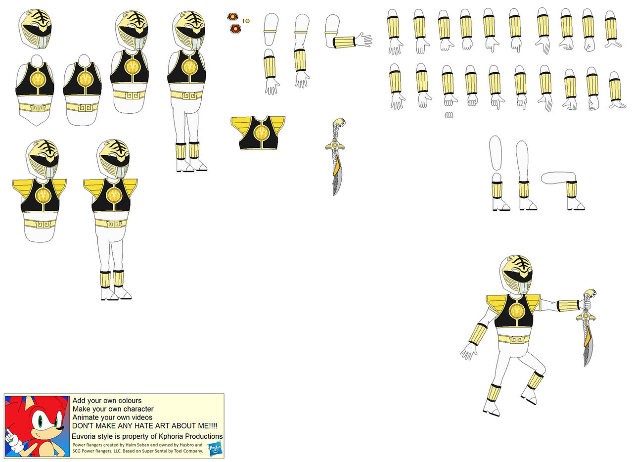 Mmpr Fan Ranger Character Builder - MMPR White Ranger by ProjectAll-Stars2000 on DeviantArt