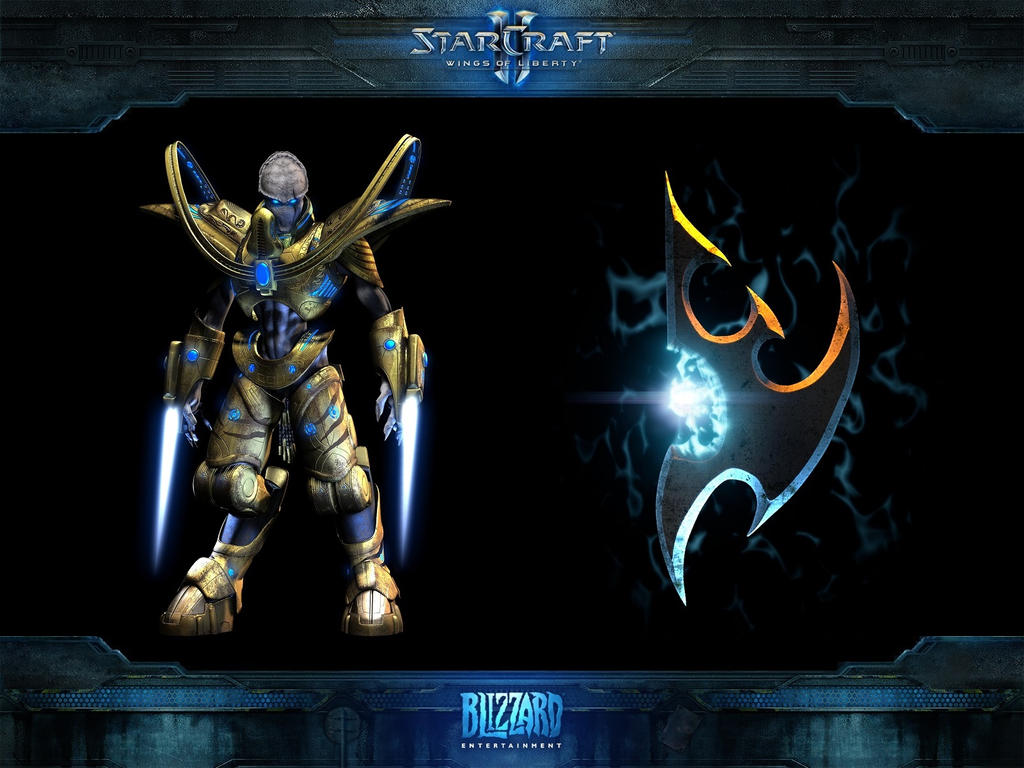 StarCraft II Wings Of Liberty Protoss Wallpaper by supy23 on DeviantArt