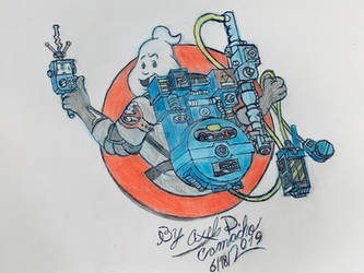 The Real Ghostbusters Kenner Toys Proton Pack Logo