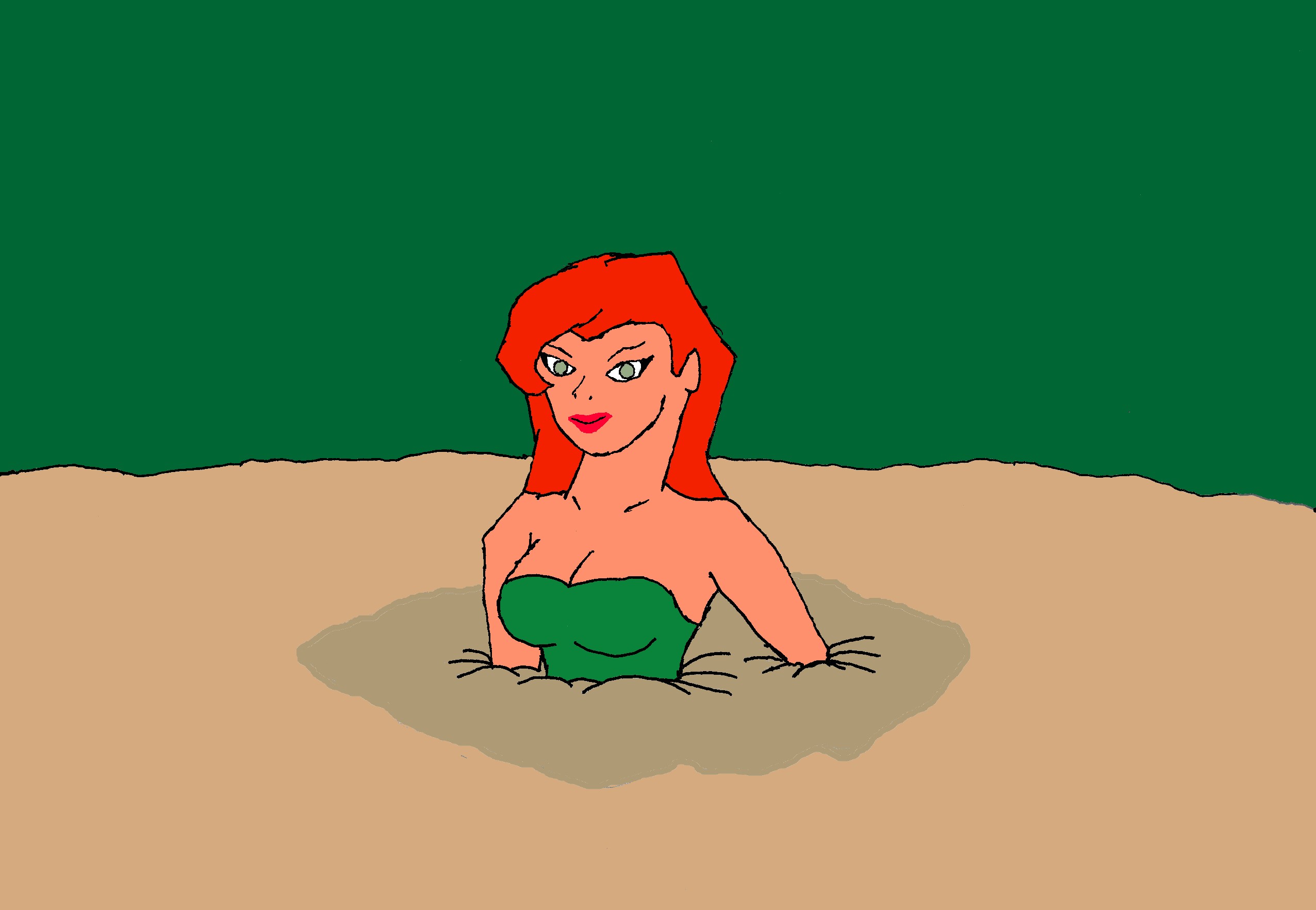 Poison Ivy in Quicksand