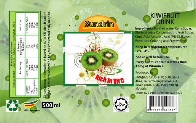 kiwi drink packaging