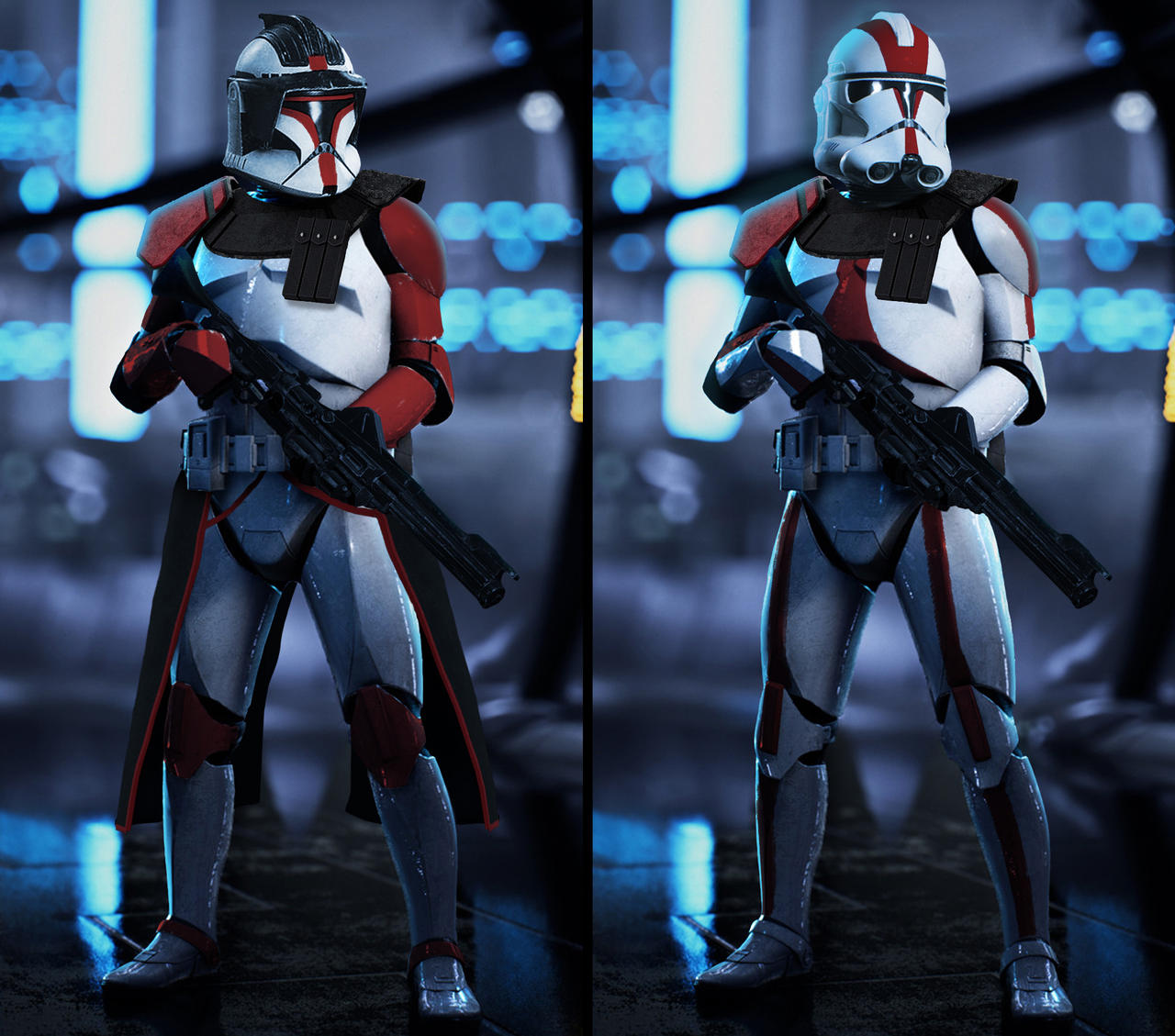 Custom made Clone Trooper Commanders by HexanitY on DeviantArt