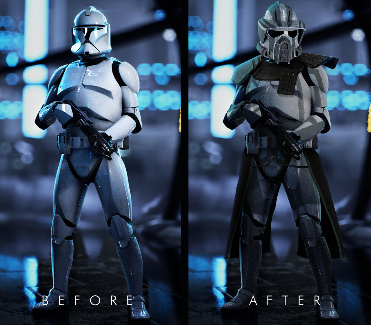 Custom made Clone Trooper Base to Trauma by HexanitY on DeviantArt