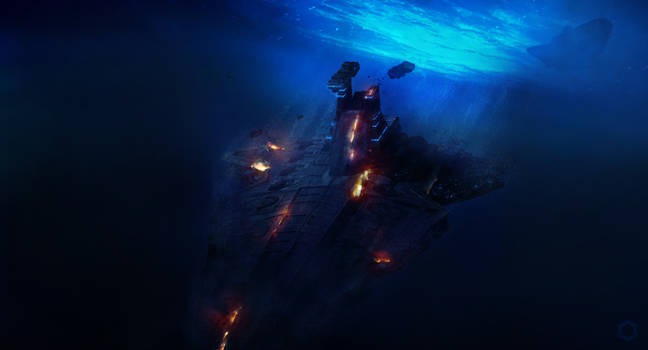 Sinking damaged Venator