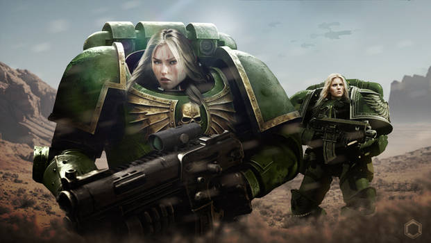 Female Space marines Reacon