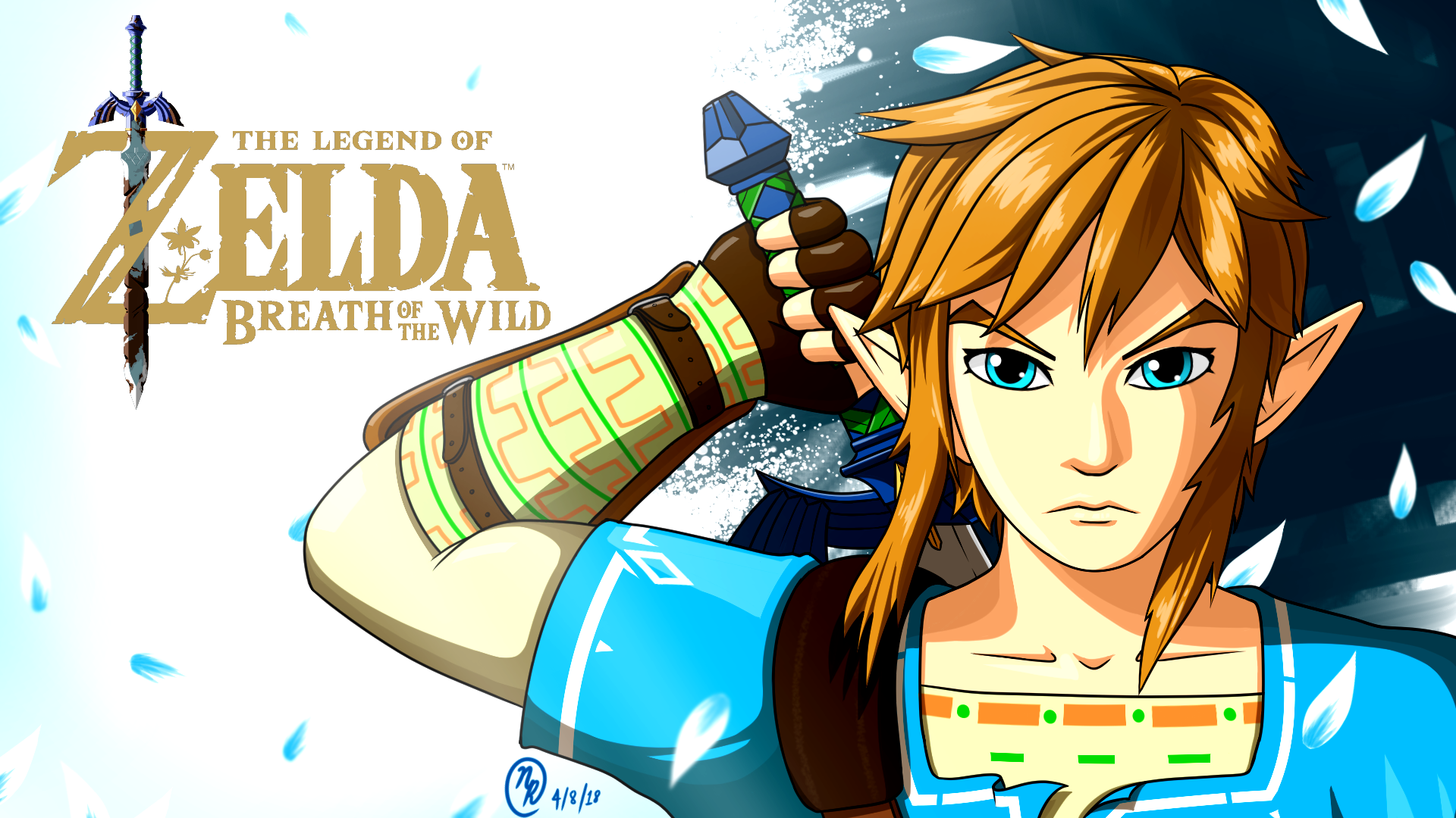 Zelda, The Legend of Zelda: Breath of the Wild, Link, HD wallpaper