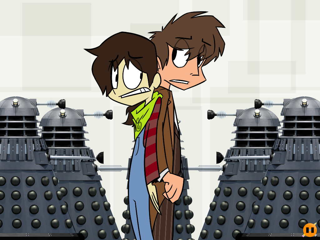 Chibi and the Doctor vs Daleks