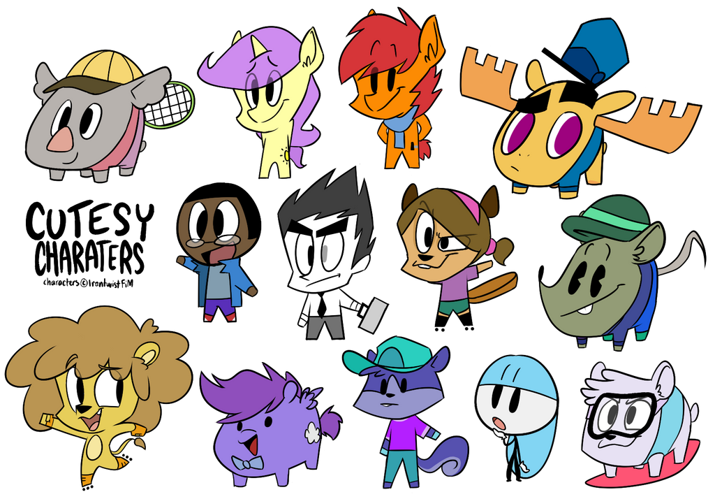 Cutesy Characters by IrontwistFiM on DeviantArt