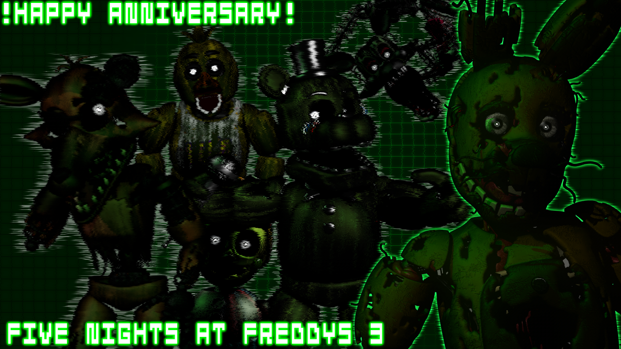 FNAF 3 ANNIVERSARY} In Five Nights At Freddy's3. by MemeEverYT on DeviantArt