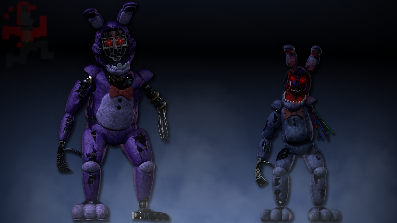 Withered Freddy Comparison by YinyangGio1987 on DeviantArt