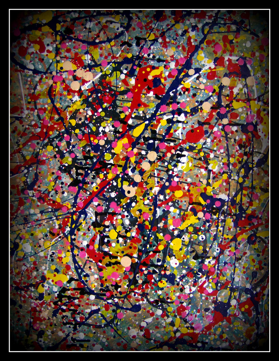 oldpaintingrevisited abstract pollock