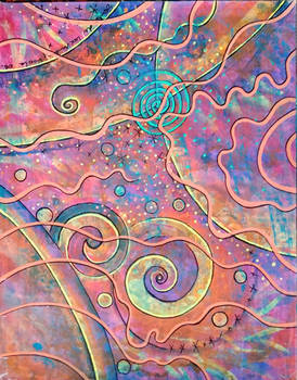 Old painting revisited 4 purple
