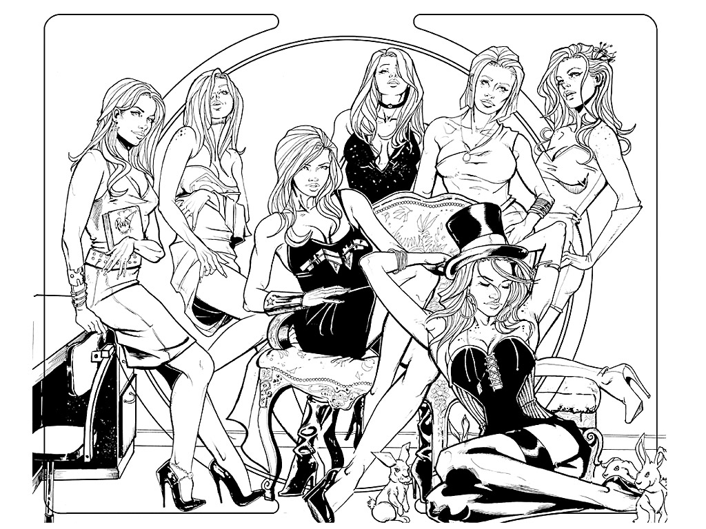 dc womens lineart