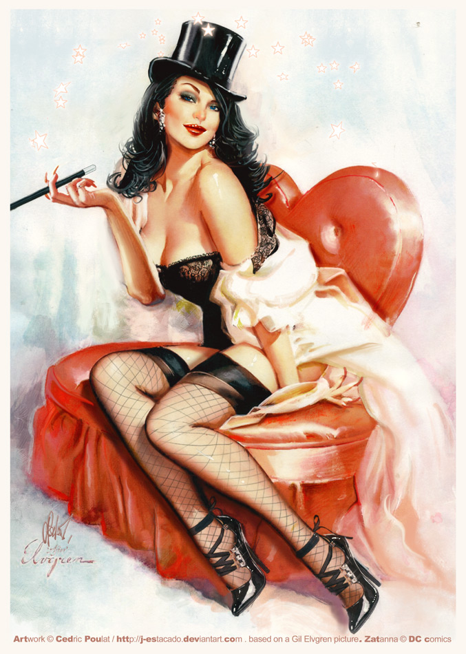ZATANNA- Gil Elvgren tribute